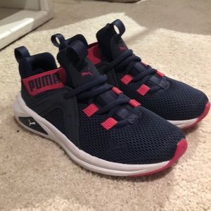 Pink and blue puma barely used shoes.  Size 13.5